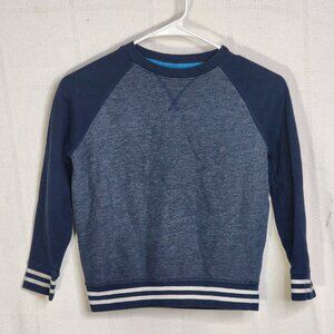 Athletic Works Blue Cove Heather Cotton Poly Crewneck Boys Sweatshirt Size M 8